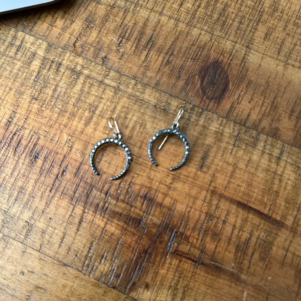 Cute rhinestone hoops